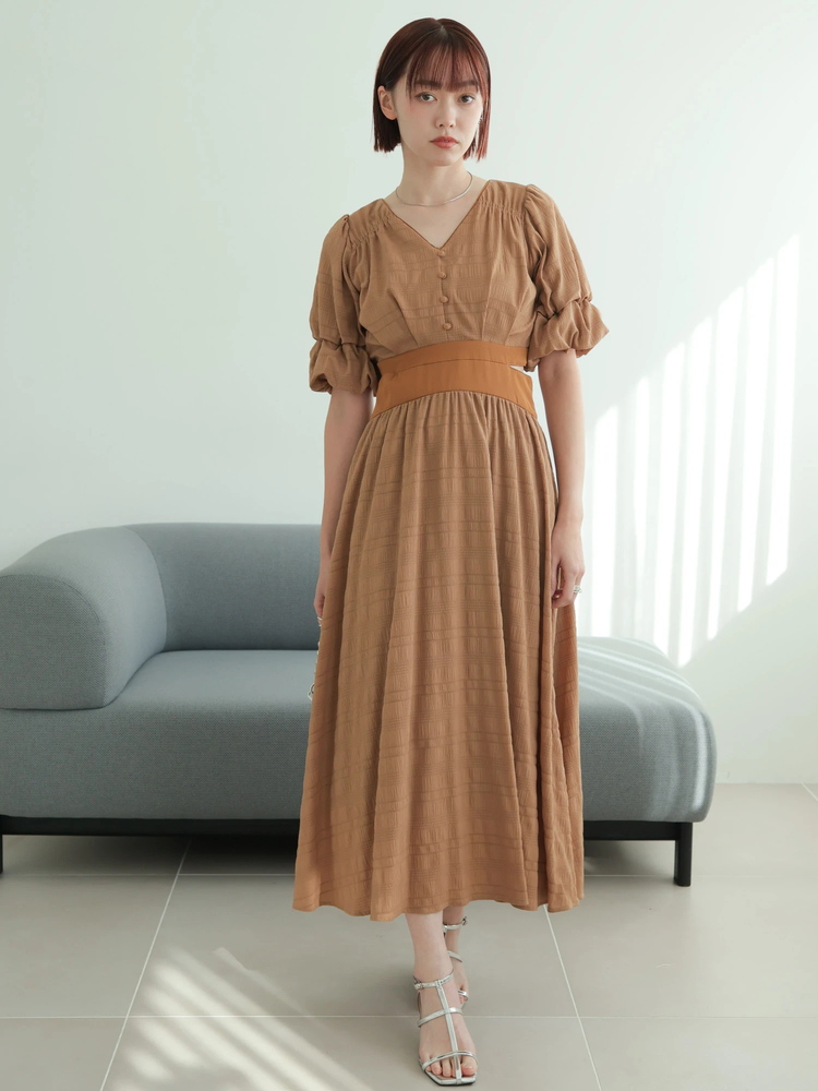 LADYMADE(レディメイド) |ダブルバルーンスリーブスリットワンピース