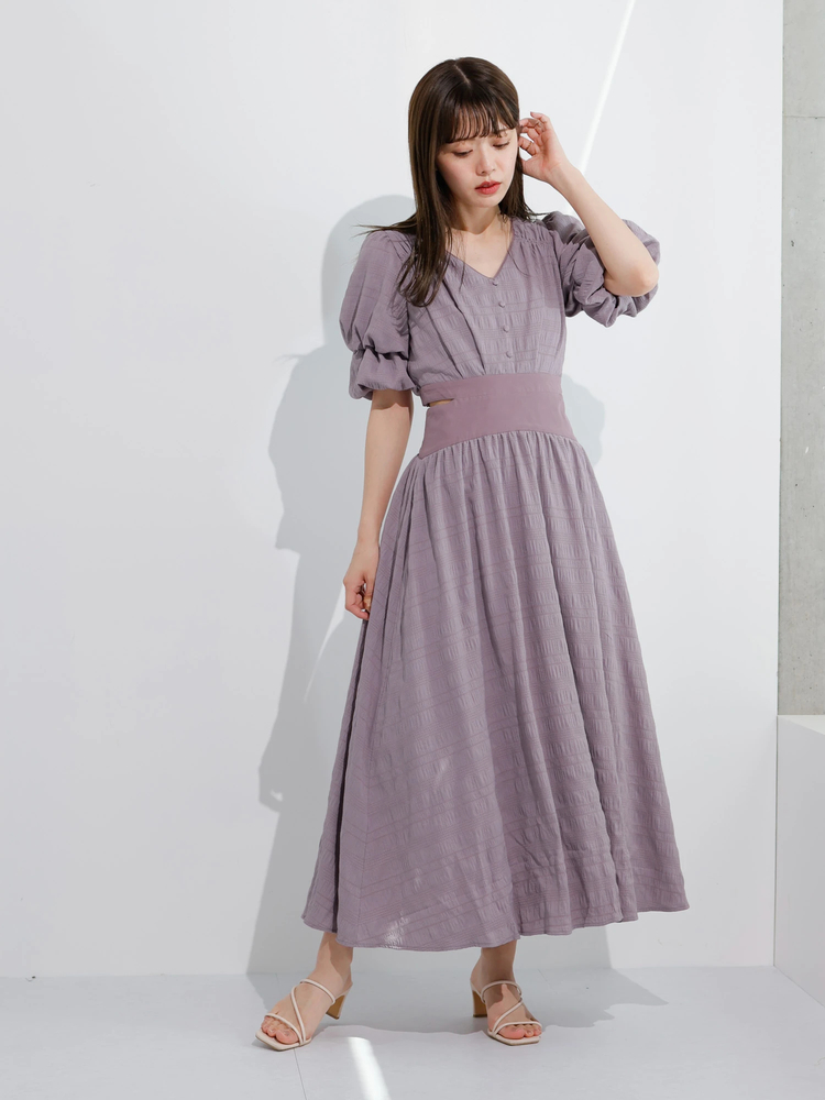 LADYMADE(レディメイド) |ダブルバルーンスリーブスリットワンピース