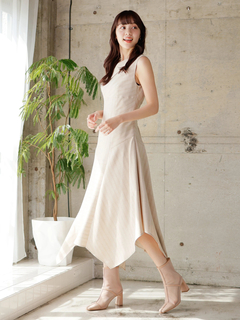 LADYMADE(レディメイド) |アシメストライプワンピース