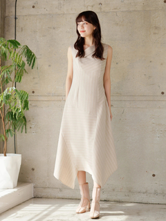 LADYMADE(レディメイド) |アシメストライプワンピース