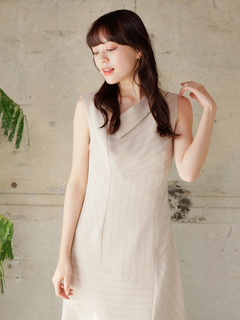 LADYMADE(レディメイド) |アシメストライプワンピース