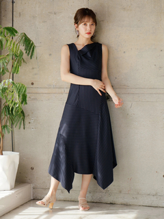 LADYMADE(レディメイド) |アシメストライプワンピース