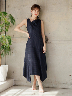 LADYMADE(レディメイド) |アシメストライプワンピース