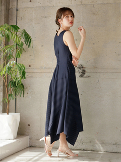 LADYMADE(レディメイド) |アシメストライプワンピース