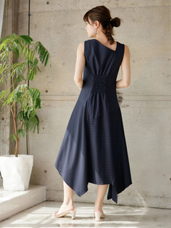 LADYMADE(レディメイド) |アシメストライプワンピース