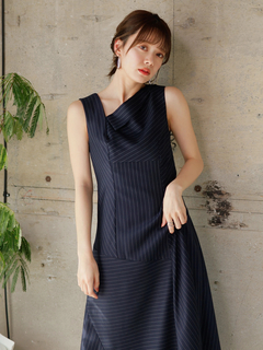 LADYMADE(レディメイド) |アシメストライプワンピース