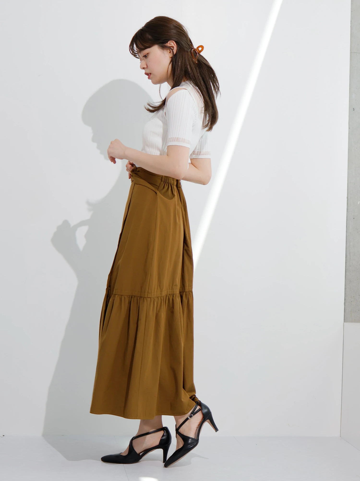 LADYMADE（レディメイド）｜ ラップティアードスカート アイテムの詳細