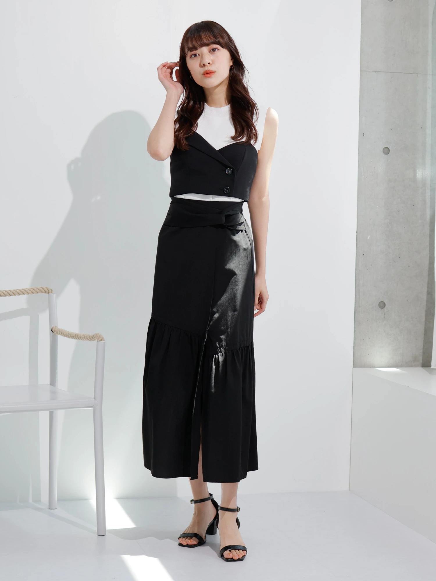 LADYMADE（レディメイド）｜ ラップティアードスカート アイテムの詳細