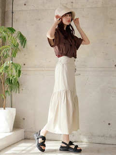 LADYMADE(レディメイド) |ラップティアードスカート