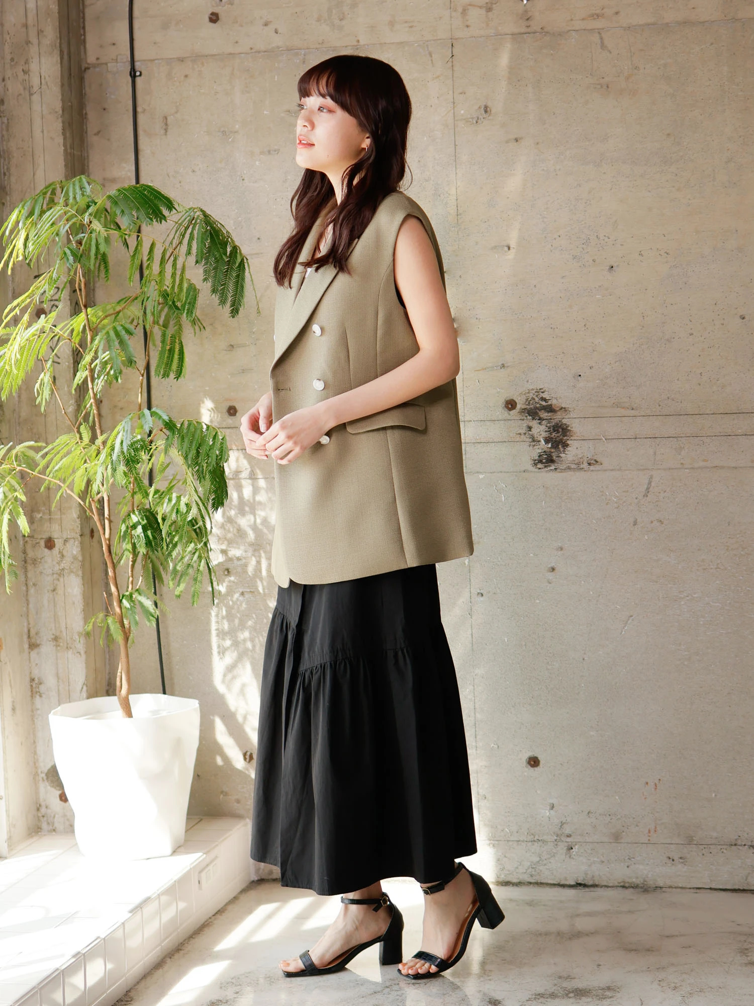 LADYMADE（レディメイド）｜ ラップティアードスカート アイテムの詳細