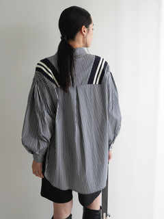 LADYMADE(レディメイド) |リブライン切り替えシャツ