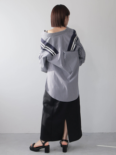 LADYMADE(レディメイド) |リブライン切り替えシャツ