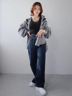 LADYMADE(レディメイド) |リブライン切り替えシャツ