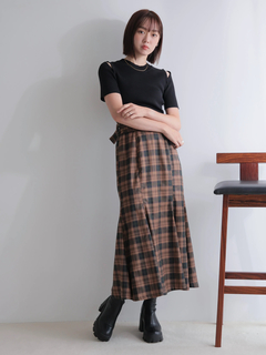 LADYMADE(レディメイド) |2WAYショルダーニットドッキングワンピース