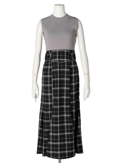 LADYMADE(レディメイド) |2WAYショルダーニットドッキングワンピース