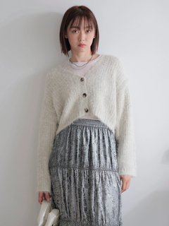 LADYMADE(レディメイド) |2WAYスリーブフェザーニットカーデ