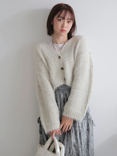 LADYMADE(レディメイド) |2WAYスリーブフェザーニットカーデ