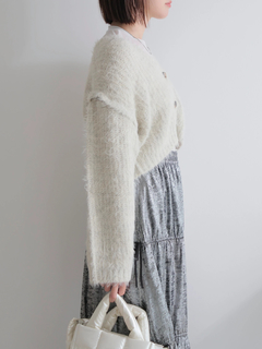 LADYMADE(レディメイド) |2WAYスリーブフェザーニットカーデ