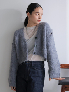 LADYMADE(レディメイド) |2WAYスリーブフェザーニットカーデ