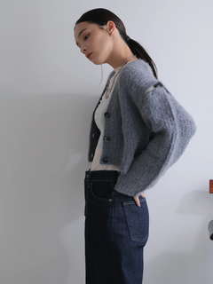 LADYMADE(レディメイド) |2WAYスリーブフェザーニットカーデ