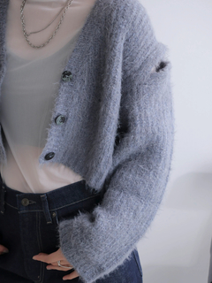 LADYMADE(レディメイド) |2WAYスリーブフェザーニットカーデ