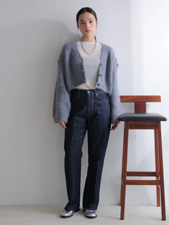 LADYMADE(レディメイド) |2WAYスリーブフェザーニットカーデ