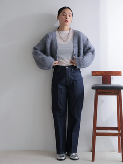 LADYMADE(レディメイド) |2WAYスリーブフェザーニットカーデ