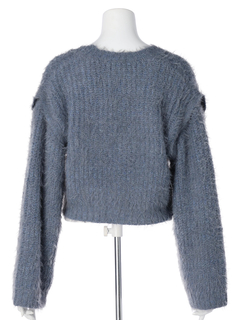 LADYMADE(レディメイド) |2WAYスリーブフェザーニットカーデ