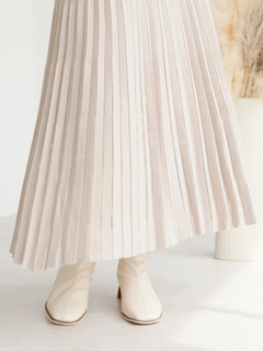 LADYMADE(レディメイド) |スリットスリーブプリーツニットワンピース