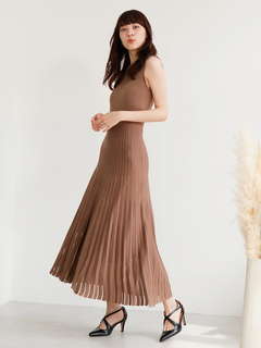 LADYMADE(レディメイド) |スリットスリーブプリーツニットワンピース