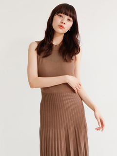 LADYMADE(レディメイド) |スリットスリーブプリーツニットワンピース