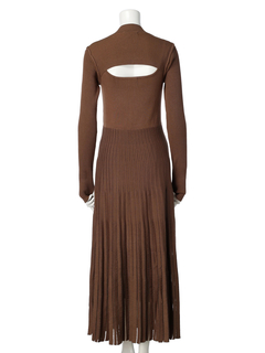 LADYMADE(レディメイド) |スリットスリーブプリーツニットワンピース