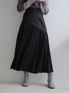 LADYMADE(レディメイド) |サテンスリットフレアスカート