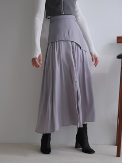 LADYMADE(レディメイド) |サテンスリットフレアスカート