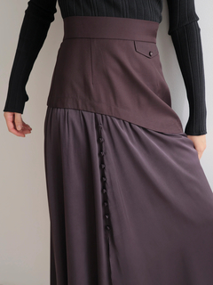 LADYMADE(レディメイド) |サテンスリットフレアスカート