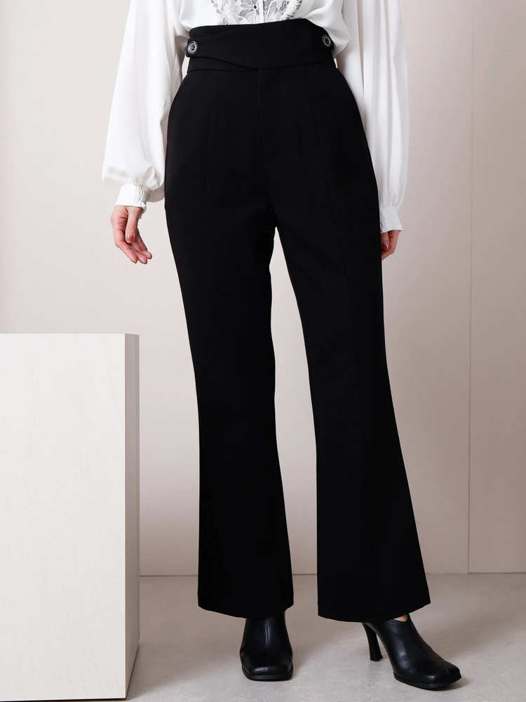 LADYMADE(レディメイド) |クロスベルトフレアパンツ