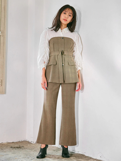 LADYMADE(レディメイド) |クロスベルトフレアパンツ