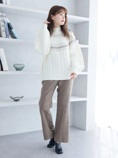 LADYMADE(レディメイド) |クロスベルトフレアパンツ