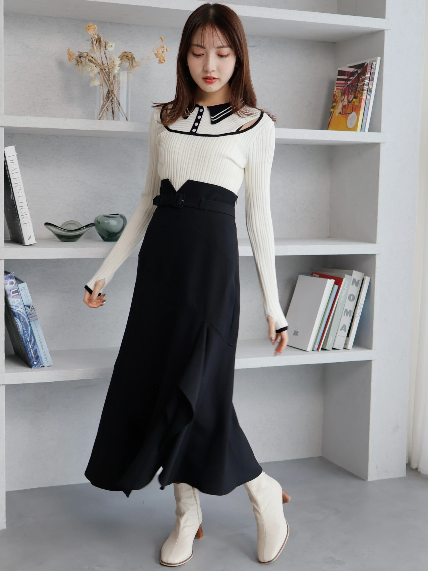 LADYMADE（レディメイド）｜ ハイウエストベルトマーメイドスカート