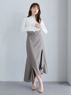 LADYMADE(レディメイド) |ハイウエストベルトマーメイドスカート