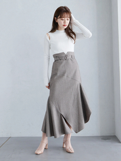 LADYMADE(レディメイド) |ハイウエストベルトマーメイドスカート