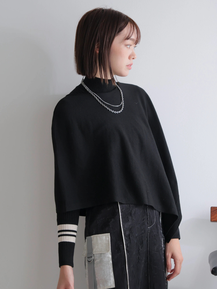 LADYMADE(レディメイド) |ケープセットラインリブニット
