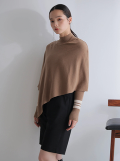 LADYMADE(レディメイド) |ケープセットラインリブニット