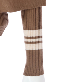 LADYMADE(レディメイド) |ケープセットラインリブニット