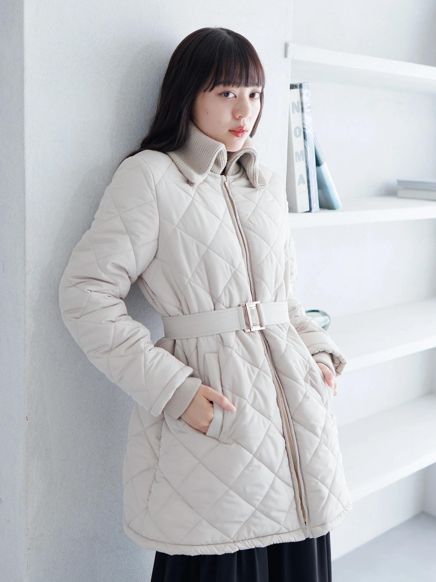 LADYMADE（レディメイド）｜ マルチウェイカラーキルティングコート 