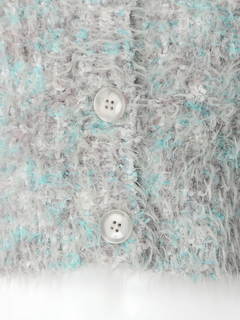 LADYMADE(レディメイド) |ラメフェザーショートニットカーディガン