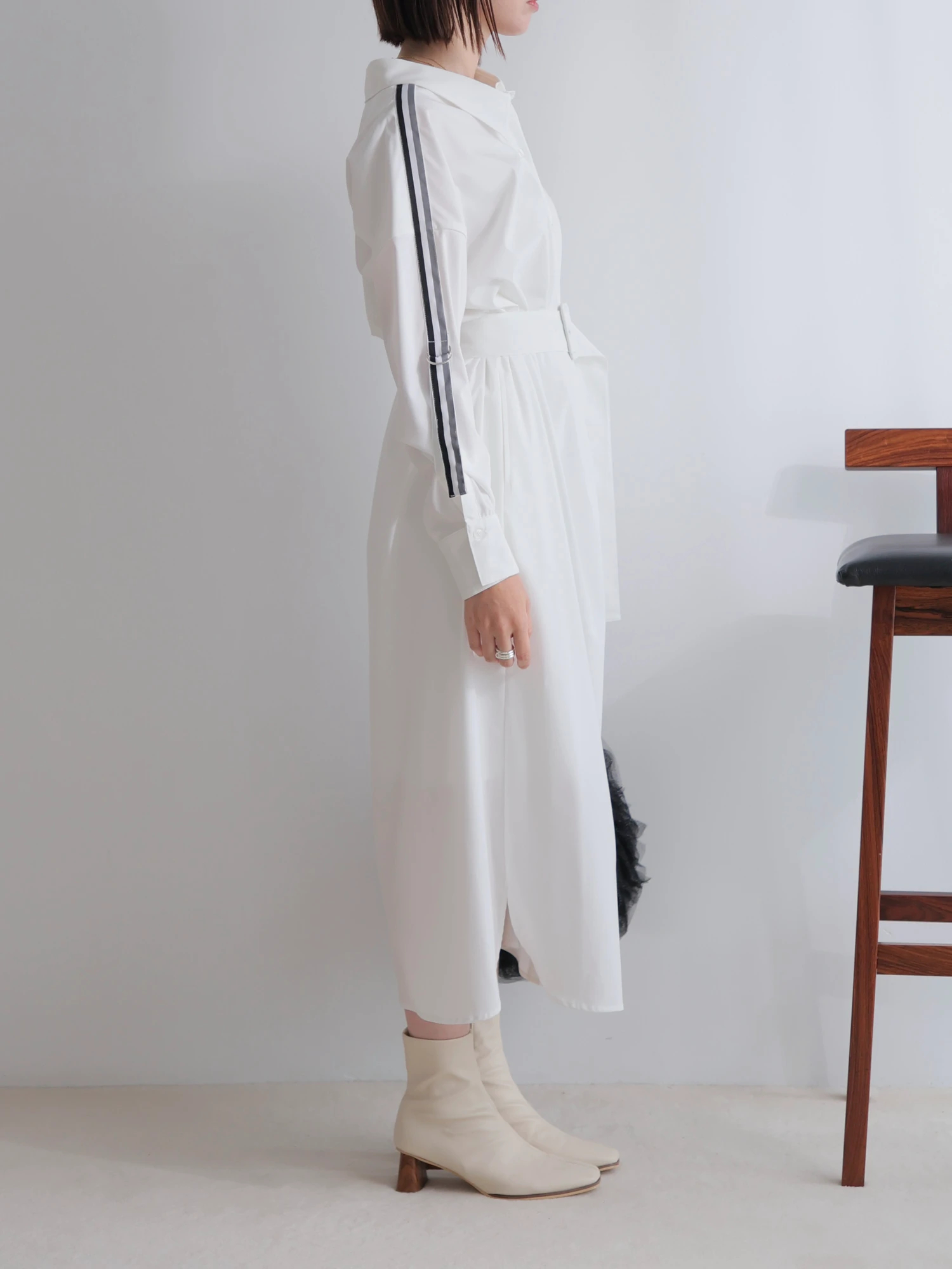 LADYMADE（レディメイド）｜ ターンバックロングシャツワンピース