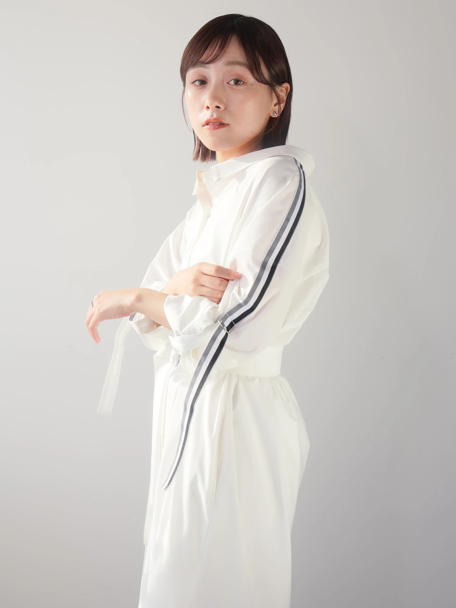 LADYMADE（レディメイド）｜ ターンバックロングシャツワンピース