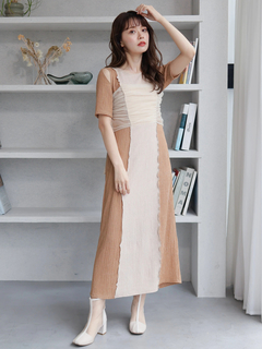 LADYMADE(レディメイド) |チュールビスチェレイヤードカットワンピース