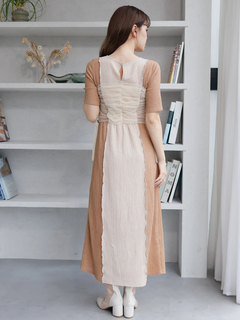 LADYMADE(レディメイド) |チュールビスチェレイヤードカットワンピース